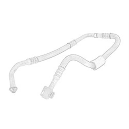 FIAT 51786703 - Air conditioning hose/pipe (compressor/condenser) fits: FIAT 500 1.3D 10.07-
