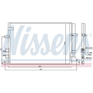 94871 Конденсатор, кондиционер NISSENS - Top1autovaruosad