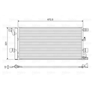 VAL822596 A/C condenser (with dryer) fits: AUDI A4 ALLROAD B9, A4 B9, A5, A
