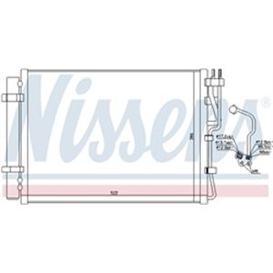 NISSENS 940252 - A/C condenser fits: HYUNDAI IX20; KIA VENGA 1.4D/1.6D 02.10-