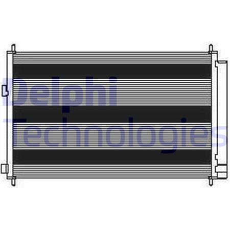 DELPHI TSP0225627 - A/C condenser (with dryer)