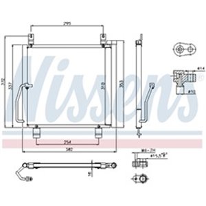 940301 Kondensaator,kliimaseade NISSENS - Top1autovaruosad