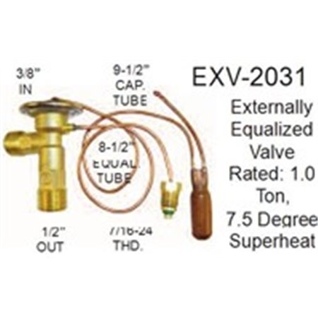 SUNAIR EXV-2031 - Luftkonditioneringsventil passar: FORD