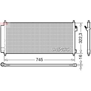 DCN40026 Condenser, air conditioning DENSO - Top1autovaruosad