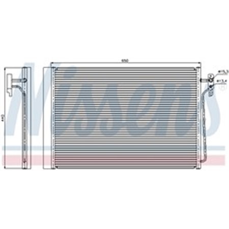 940045 Condenser, air conditioning NISSENS