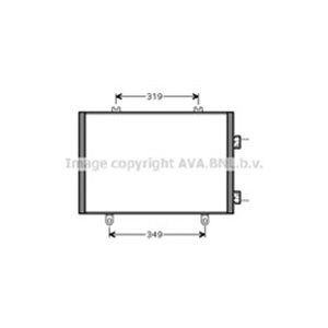 RTA5349 Kondensaator,kliimaseade AVA QUALITY COOLING - Top1autovaruosad