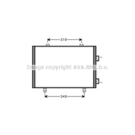 RTA5349 Kondensaator,kliimaseade AVA QUALITY COOLING