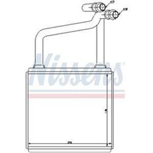 72031 Heat Exchanger, interior heating NISSENS - Top1autovaruosad