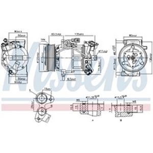 890653 Kompressor,kliimaseade NISSENS - Top1autovaruosad