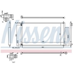 940340 Конденсатор, кондиционер NISSENS - Top1autovaruosad