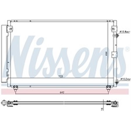 940433 Конденсатор, кондиционер NISSENS