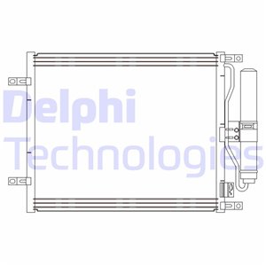 CF20245 Condenser, air conditioning DELPHI - Top1autovaruosad