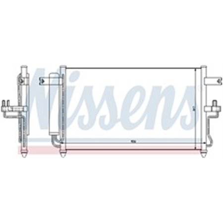 94453 Condenser, air conditioning NISSENS