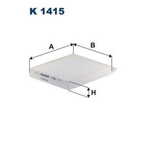 FILTRON K 1415A - Cabin filter with activated carbon fits: MERCEDES EQV (W447), ESPRINTER (B910), EVITO TOURER (W447), EVITO (W4