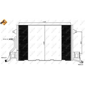 NRF 35564 Kliimasüsteemi soojusvaheti sobib: AUDI A6 C5 4.2 11.98 01.05