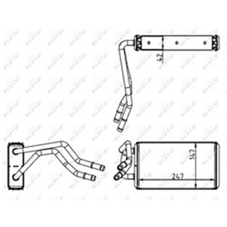 54227 Värmeväxlare, invändig uppvärmning NRF
