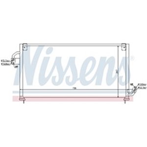 94841 Kondensor, luftkonditionering NISSENS - Top1autovaruosad