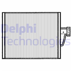 TSP0225018 Condenser, air conditioning DELPHI - Top1autovaruosad
