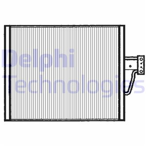 TSP0225018 Kondensor, luftkonditionering DELPHI - Top1autovaruosad