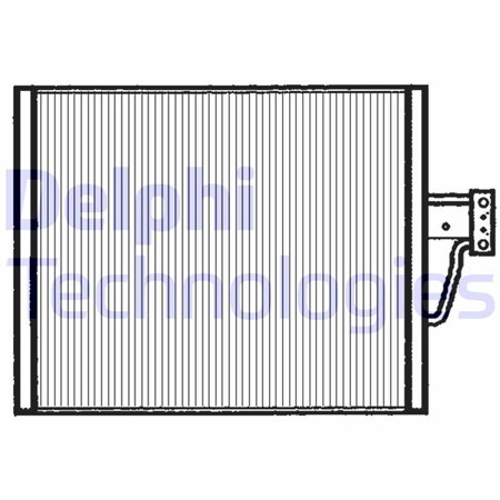 TSP0225018 Condenser, air conditioning DELPHI