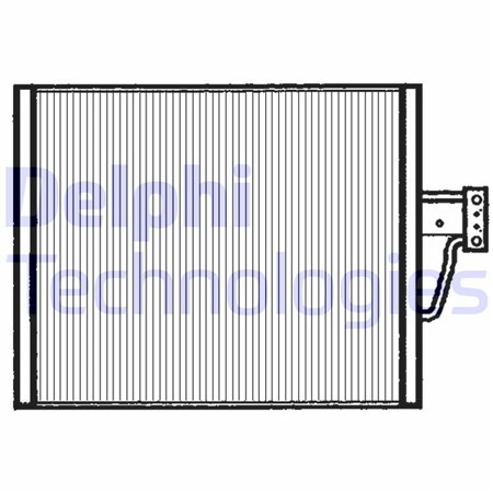 TSP0225018 Радиатор кондиционера DELPHI 