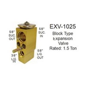 SUNAIR EXV-1025 - Air conditioning valve fits: DAF 95 XF, XF 95; MAN TGL I, TGM I; MERCEDES ACTROS, ATEGO D0834LFL40-XF355M 04.9