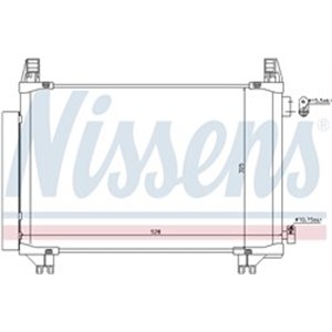 NISSENS 940270 - A/C condenser (with dryer) fits: TOYOTA YARIS 1.0/1.3 12.10-