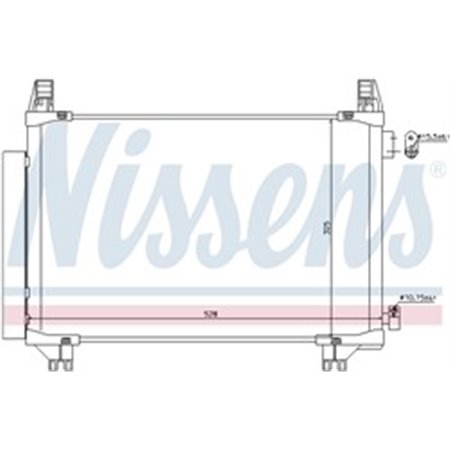 940270 Lauhdutin, ilmastointi NISSENS