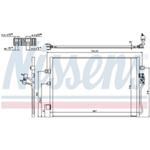 NISSENS 940342 - A/C condenser fits: DODGE JOURNEY; FIAT FREEMONT 2.0D-3.6ALK 06.08-