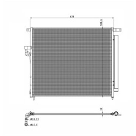 350425 Condenser, air conditioning NRF