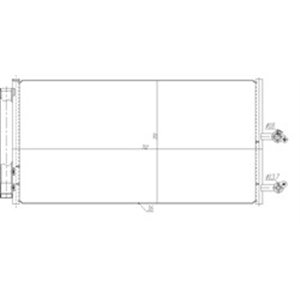 350470 Condenser, air conditioning NRF - Top1autovaruosad