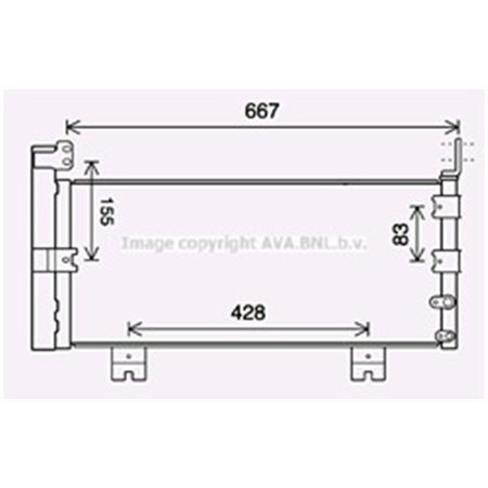 TO5728D Kondensaator,kliimaseade AVA QUALITY COOLING