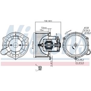 87234 Interior Blower NISSENS - Top1autovaruosad