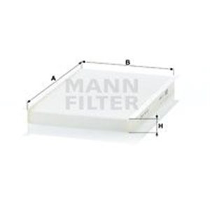 CU 2629 Salongifilter sobib: FIAT PALIO, SIENA, STRADA 1.0 1.9D 04.96 