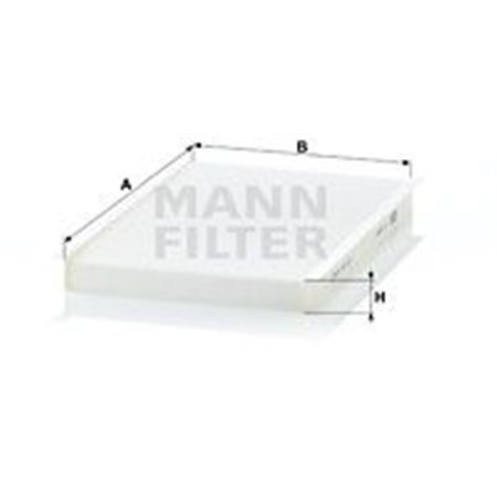 CU 2629 Filter, kabin luft MANN-FILTER