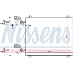 94584 Condenser, air conditioning NISSENS - Top1autovaruosad