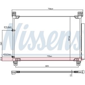 941147 Condenser, air conditioning NISSENS - Top1autovaruosad