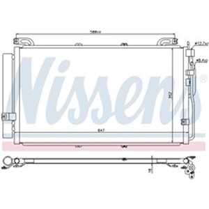 NISSENS 94644 - A C condenser  with dryer - Top1autovaruosad