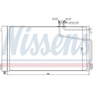 940145 Kondensor, luftkonditionering NISSENS - Top1autovaruosad