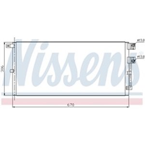 NISSENS 94916 - A/C condenser fits: JAGUAR X-TYPE I 2.0D/2.2D 07.03-12.09