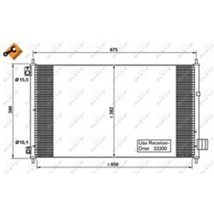 NRF 35780 - A/C condenser fits: HONDA ACCORD VII 2.0/2.4 02.03-05.08