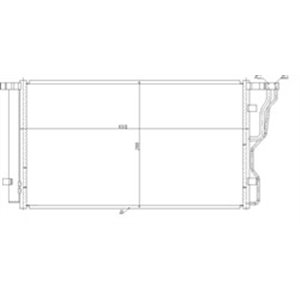 350486 Condenser, air conditioning NRF - Top1autovaruosad