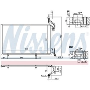 940410 Condenser, air conditioning NISSENS - Top1autovaruosad