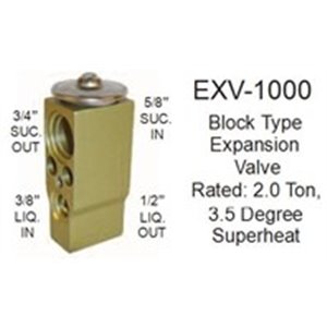 SUNAIR EXV-1000 - Air conditioning valve fits: JOHN DEERE