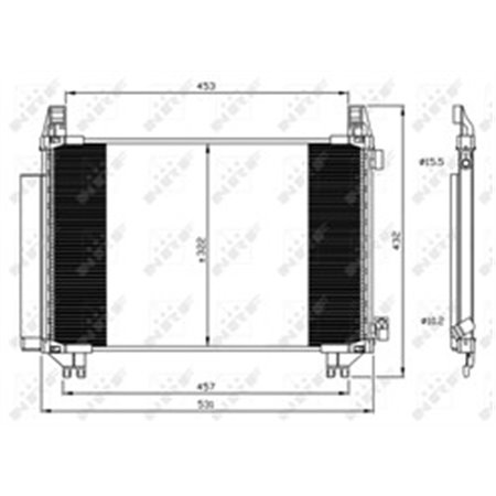 350062 Condenser, air conditioning NRF