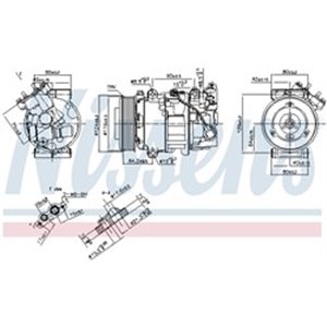 890299 Kompressor,kliimaseade NISSENS - Top1autovaruosad