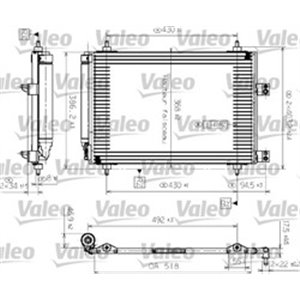 817526 Kondensaator,kliimaseade VALEO - Top1autovaruosad