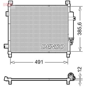 DCN46031 Lauhdutin, ilmastointi DENSO - Top1autovaruosad