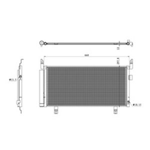 350468 Kondensaator,kliimaseade NRF - Top1autovaruosad