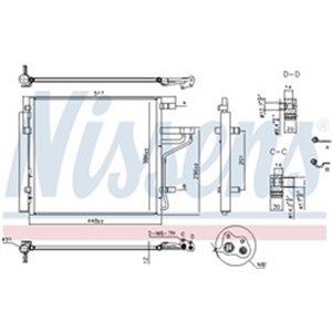 NISSENS 941184 - A C condenser fits  HYUN - Top1autovaruosad